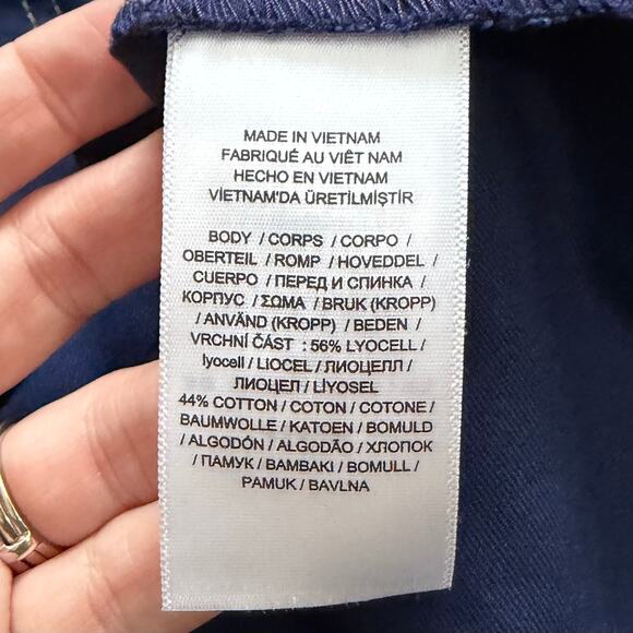 Polo Denim & Supply Womens Contrast Stitch Carpenter Pants 16 Blue Gorpcore - Picture 11 of 12